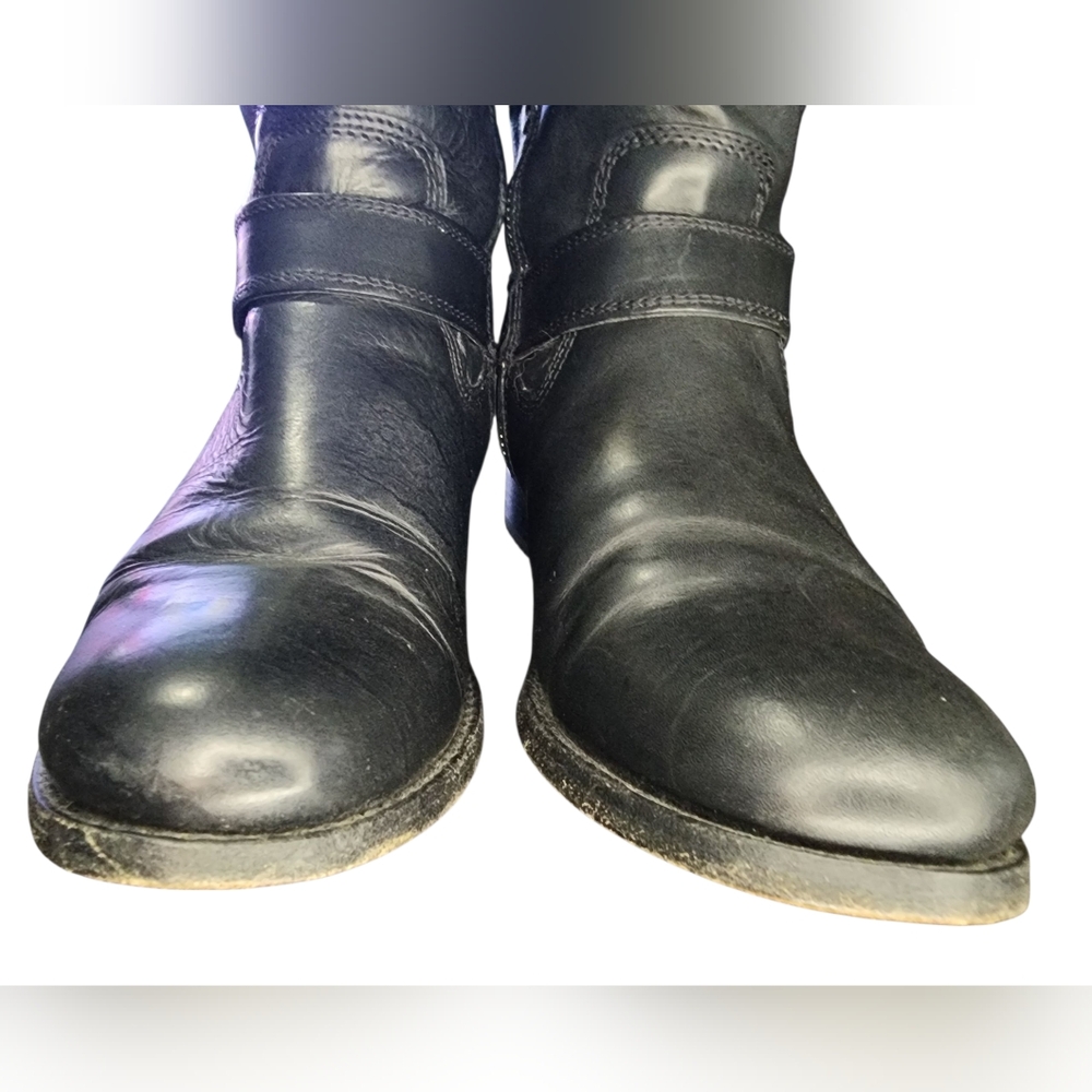 Frye Melissa Harness Boots, Womens 7 Extended Calf - Picture 6 of 15